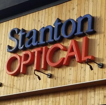 Stanton Optical sign