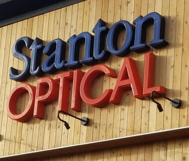 Stanton Optical sign