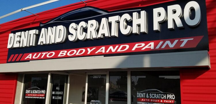 Dent and Scratch sign